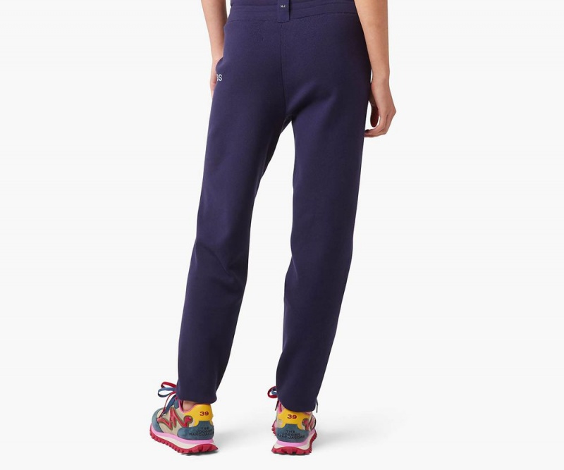 Navy Marc Jacobs The Knit Sweat Women's Pants | USA 834579FLE