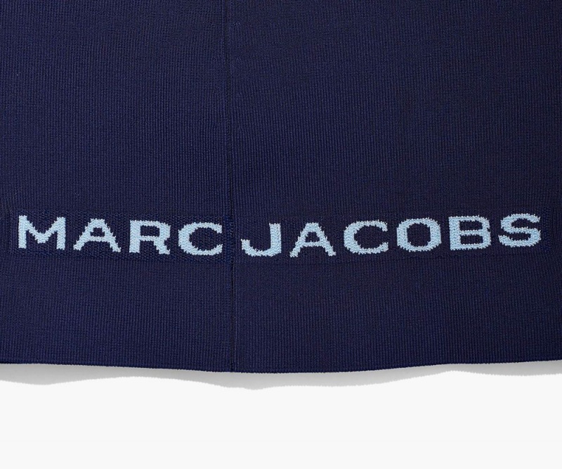 Navy Marc Jacobs The Tube Women's Skirt | USA 914726XNO