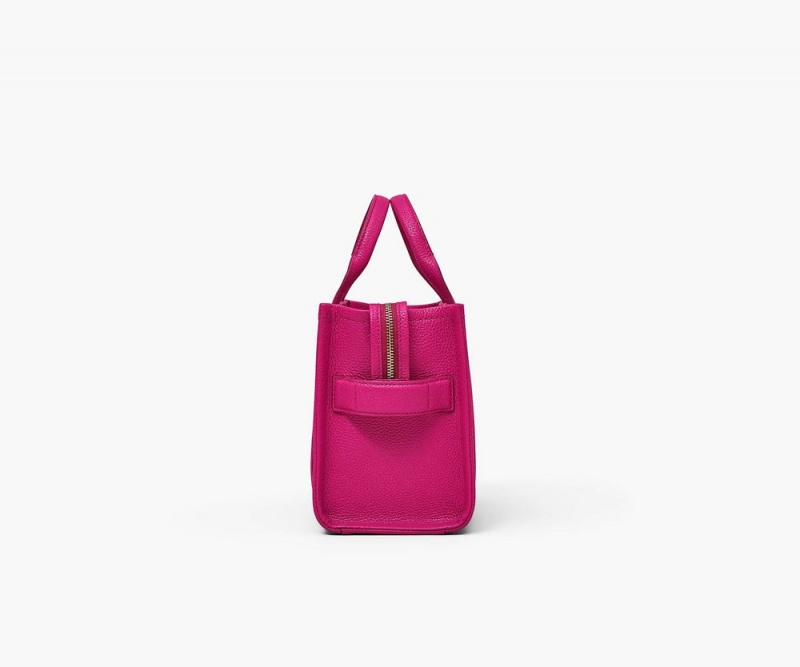 Pink Marc Jacobs The Leather Small Women's Tote Bag | USA 413285CER