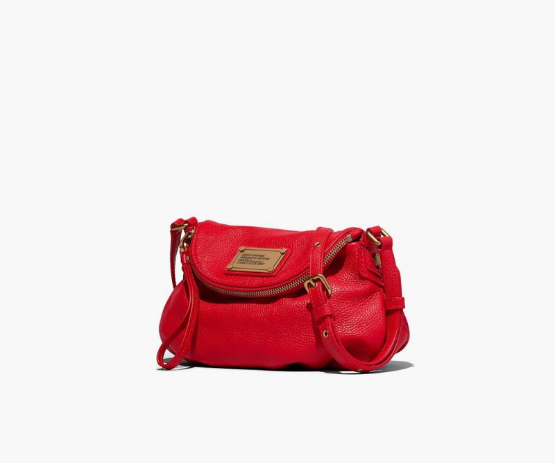 Red Marc Jacobs Re-Edition Mini Natasha Women's Handbags | USA 128690MWU