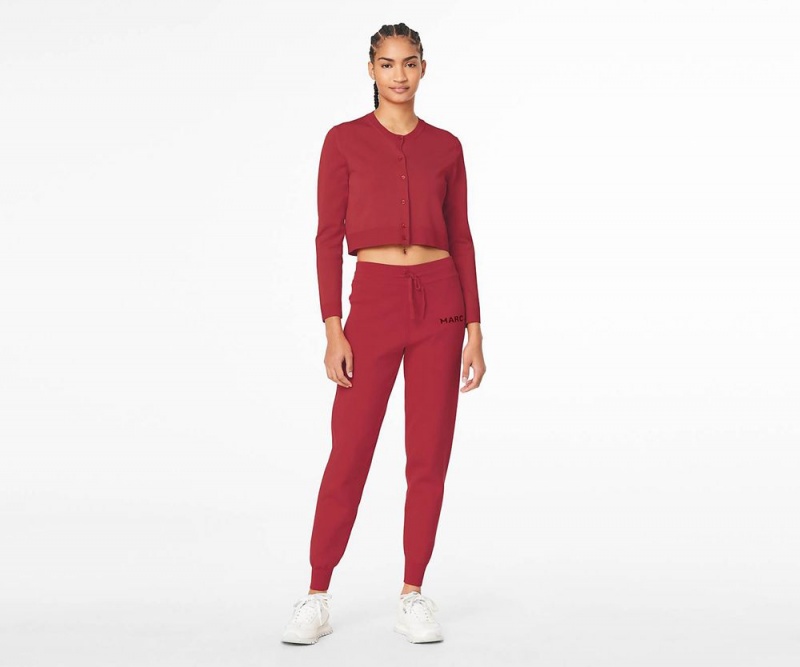 Red Marc Jacobs The Knit Sweat Women's Pants | USA 148573TKD