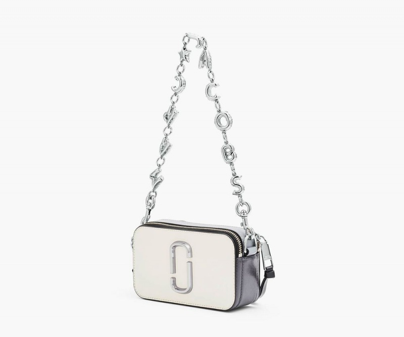 Silver Marc Jacobs The Bubble Chain Shoulder Women's Bag Strap | USA 016487CYH