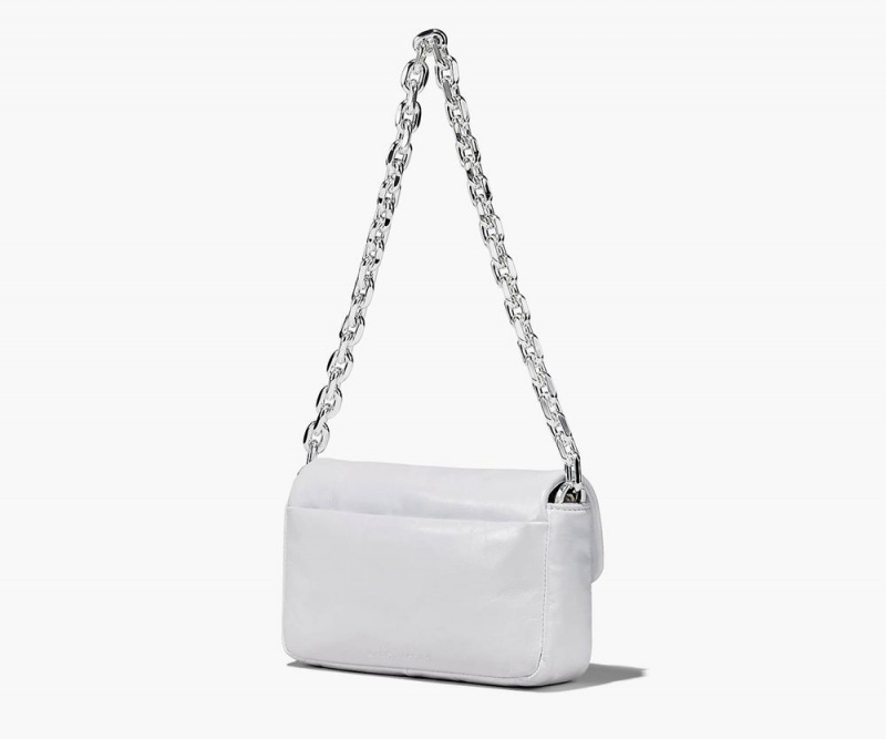 White Marc Jacobs The J Marc Mini Pillow Women's Handbags | USA 709824WQI