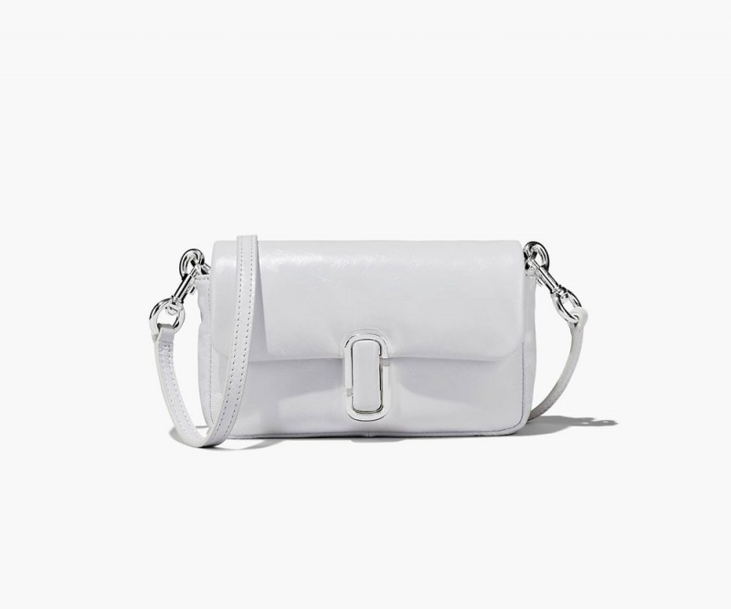 White Marc Jacobs The J Marc Mini Pillow Women's Handbags | USA 709824WQI