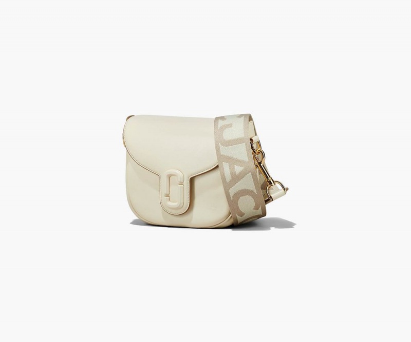 White Marc Jacobs The J Marc Small Women's Saddle Bag | USA 167859GJE