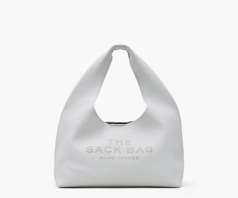 White Marc Jacobs The Sack Women\'s Handbags | USA 374826TDV